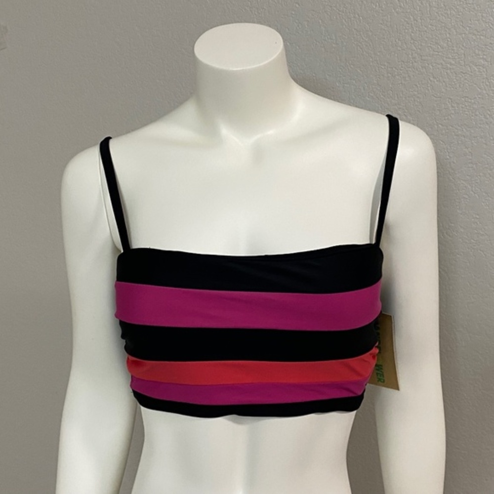 NWT Sandflower Bandeau Bikini Top